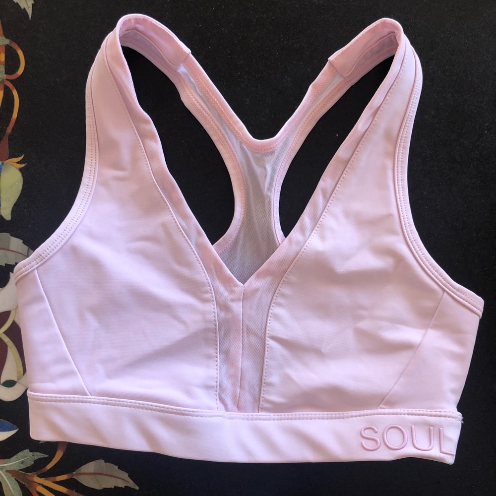 Soul by SoulCycle Pink Sports Bra